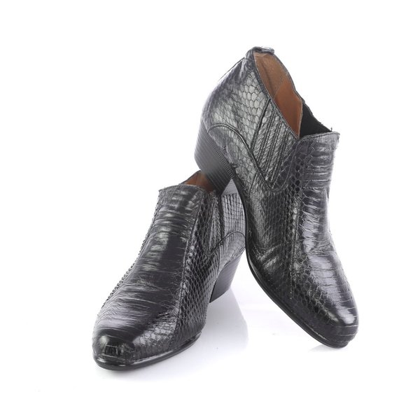 giorgio brutini snakeskin ankle boots